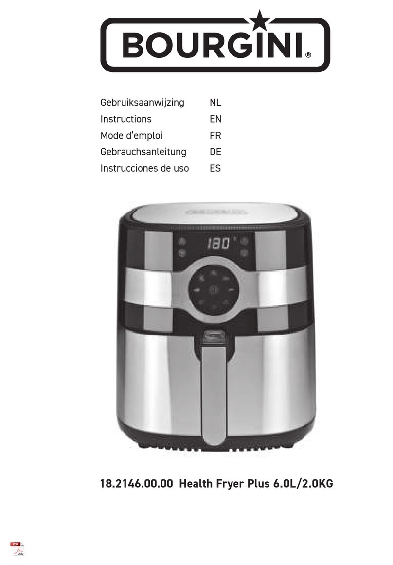 Bourgini Health Fryer Plus instructions