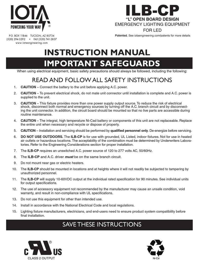 IOTA ILB-CP instruction manual