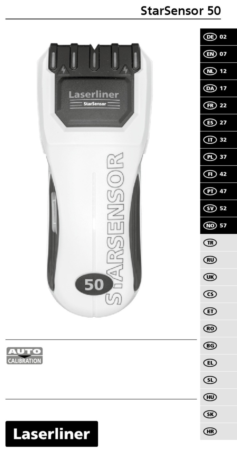 LaserLiner StarSensor 50 operating instructions