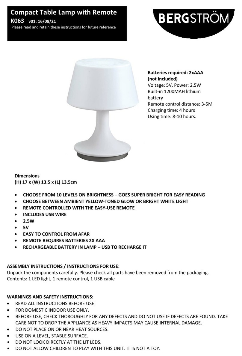 Bergstrom K063 quick guide