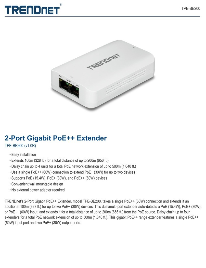 TRENDnet TPE-BE200 User manual