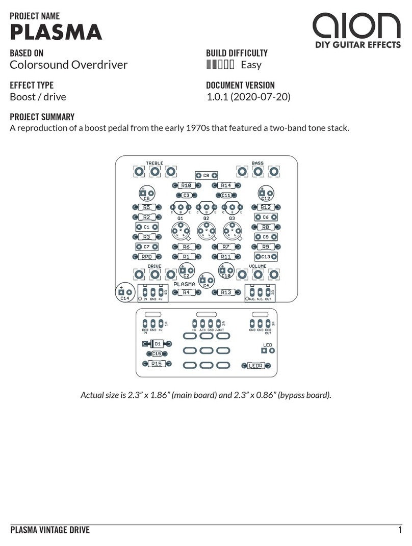 aion PLASMA VINTAGE DRIVE manual