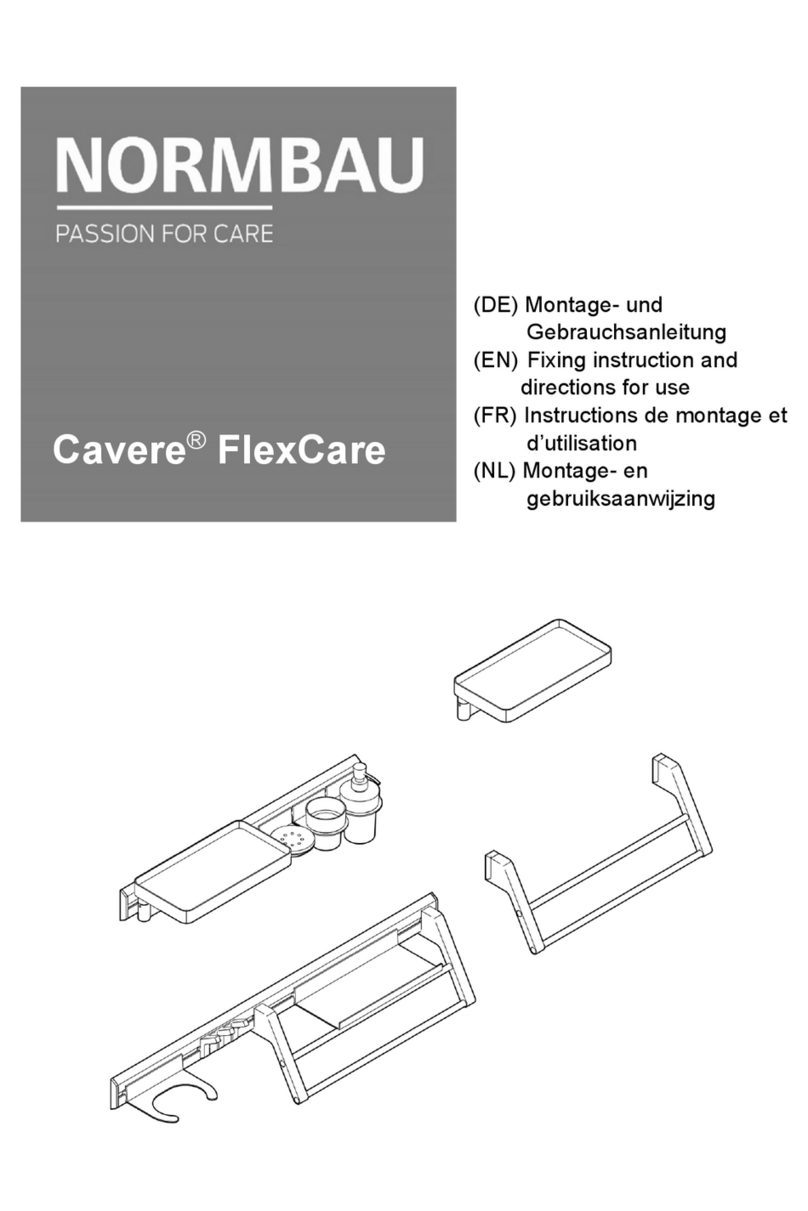 NORMBAU Cavere FlexCare Fixing instructions and directions for use NORMBAU Cavere FlexCare Fixing instructions and directions for use