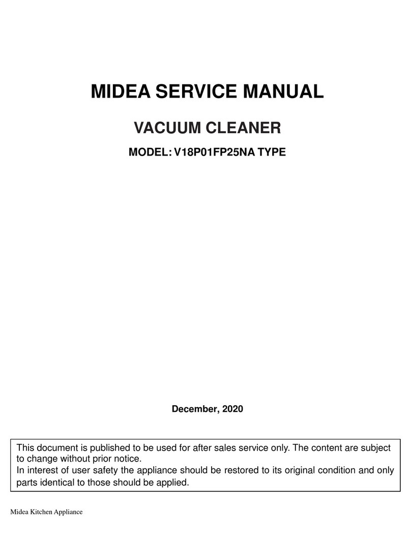 Midea V18P01FP25NA User manual