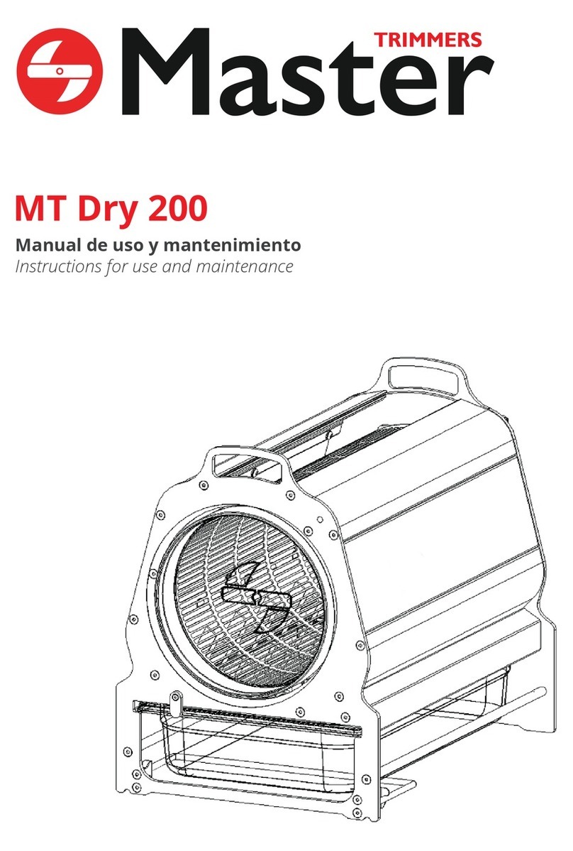 Master Trimmers MT Dry 200 Instructions for use and maintenance