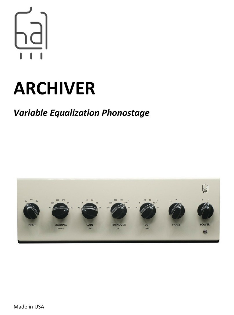 Hagerman Audio Labs ARCHIVER manual