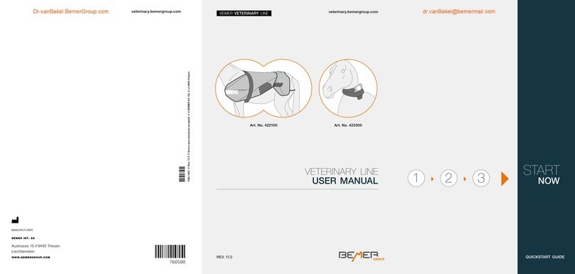 Bemer Veterinary 422100 user manual