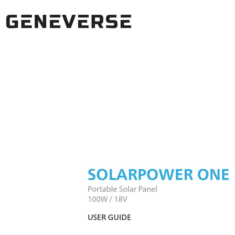 GENEVERSE SOLARPOWER ONE user guide