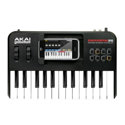 Akai SynthStation 25 User manual