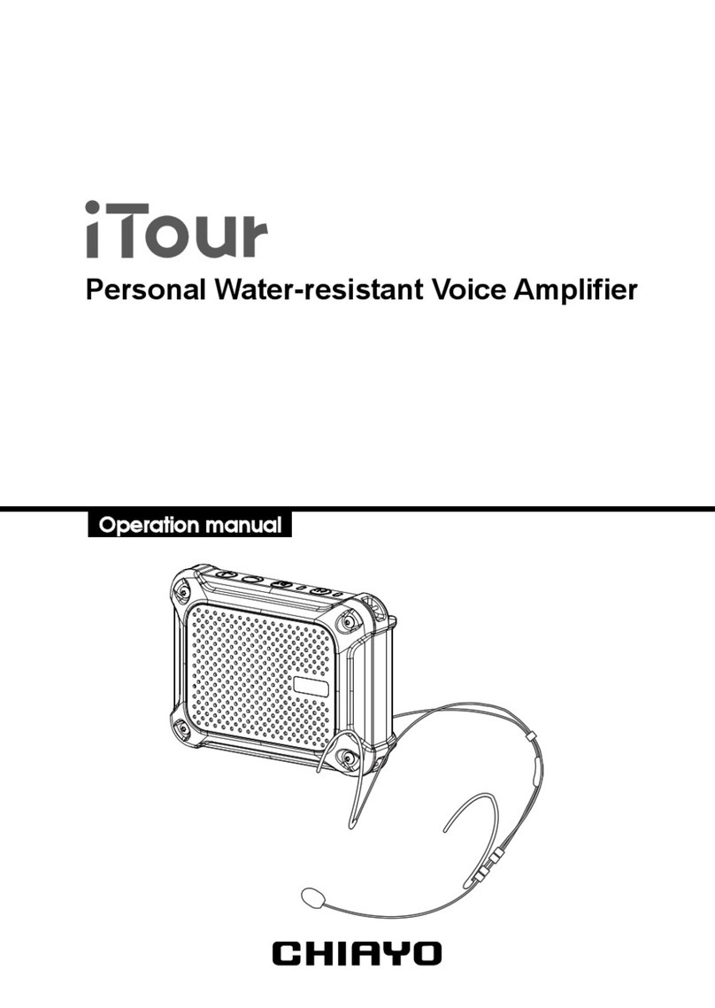 Chiayo iTour Operation manual