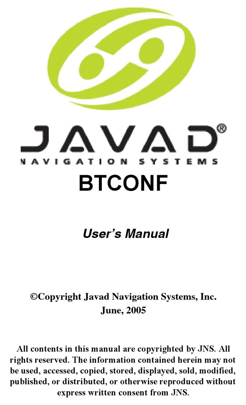 Javad BTCONF User manual