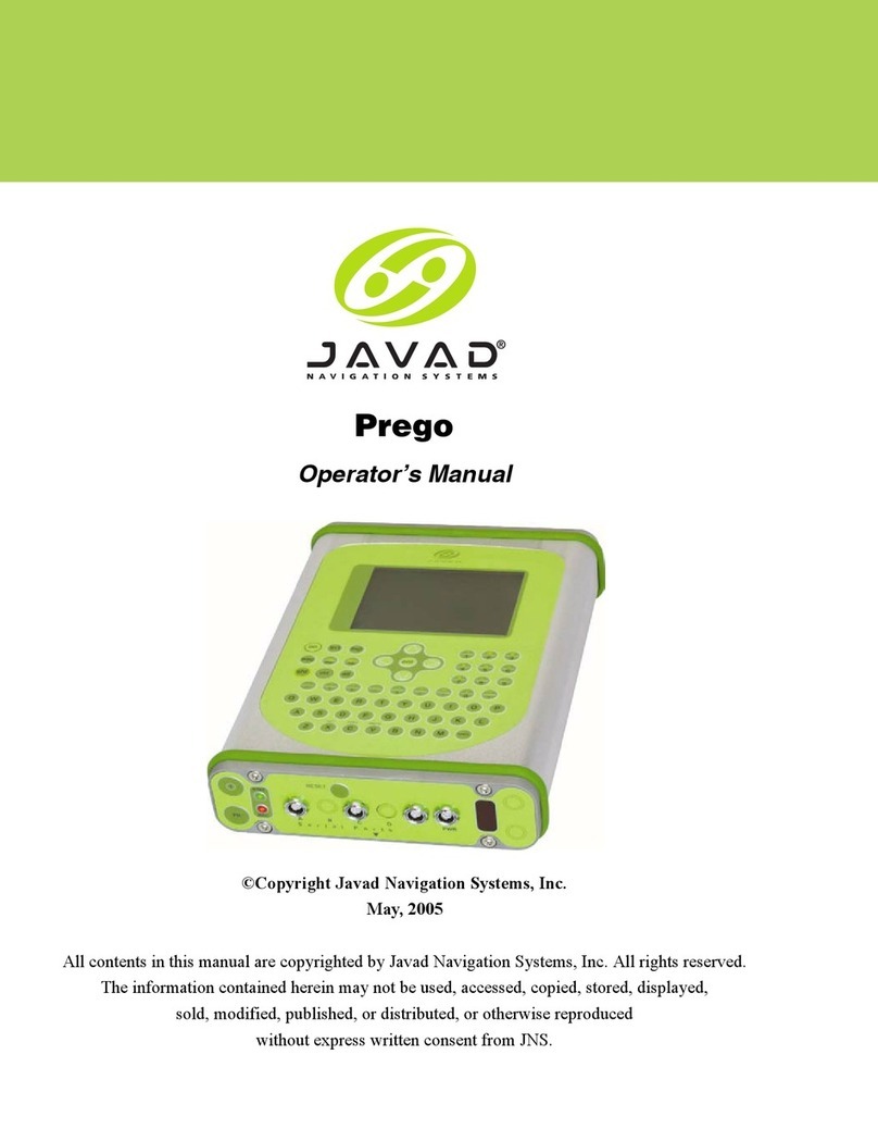 Javad Prego User manual