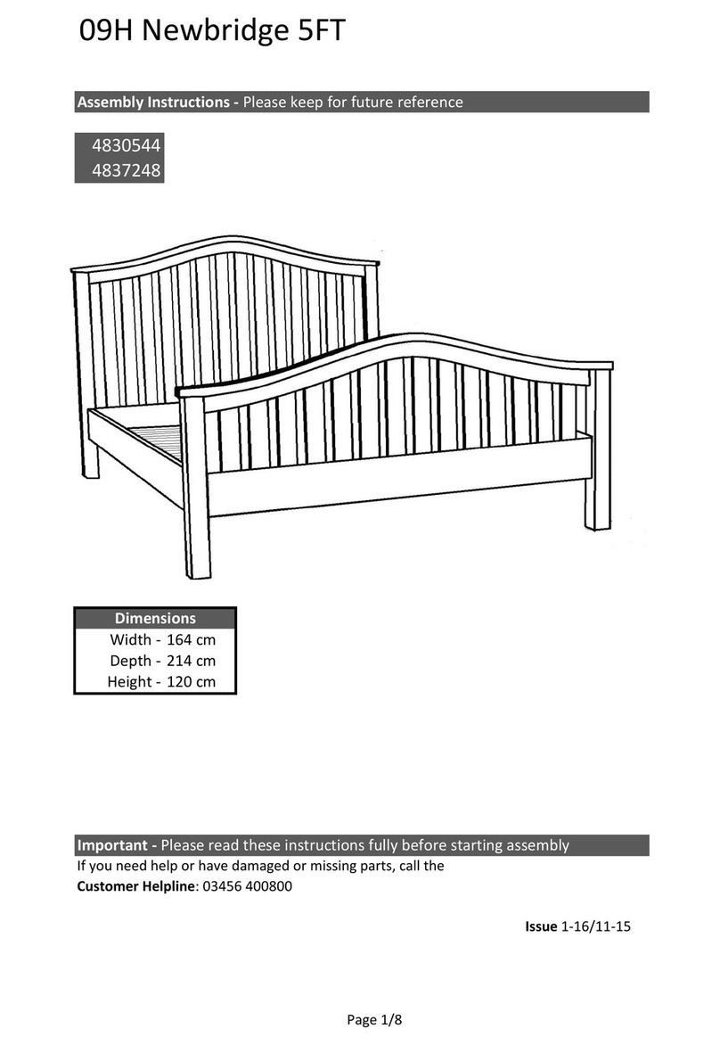 Argos Newbridge 4830544 Assembly instructions