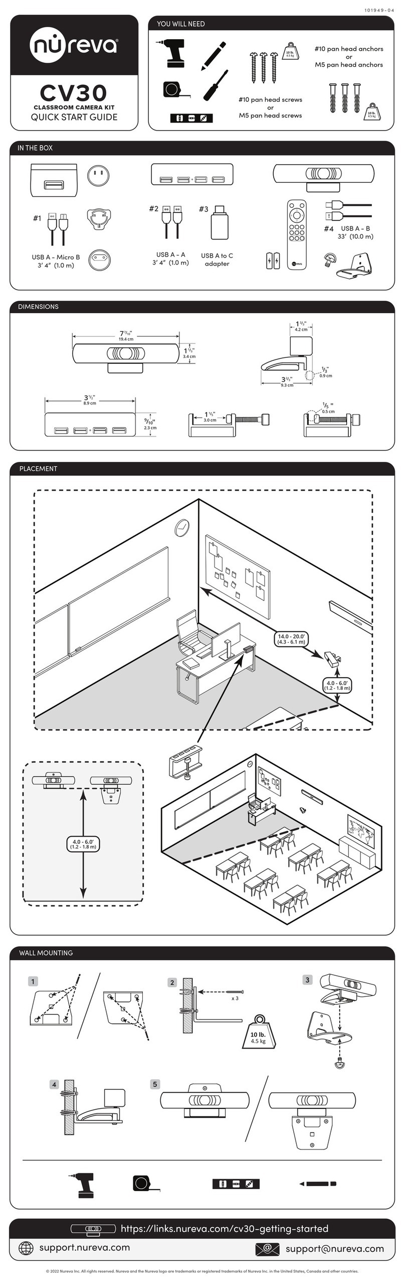 Nureva CV30 User manual