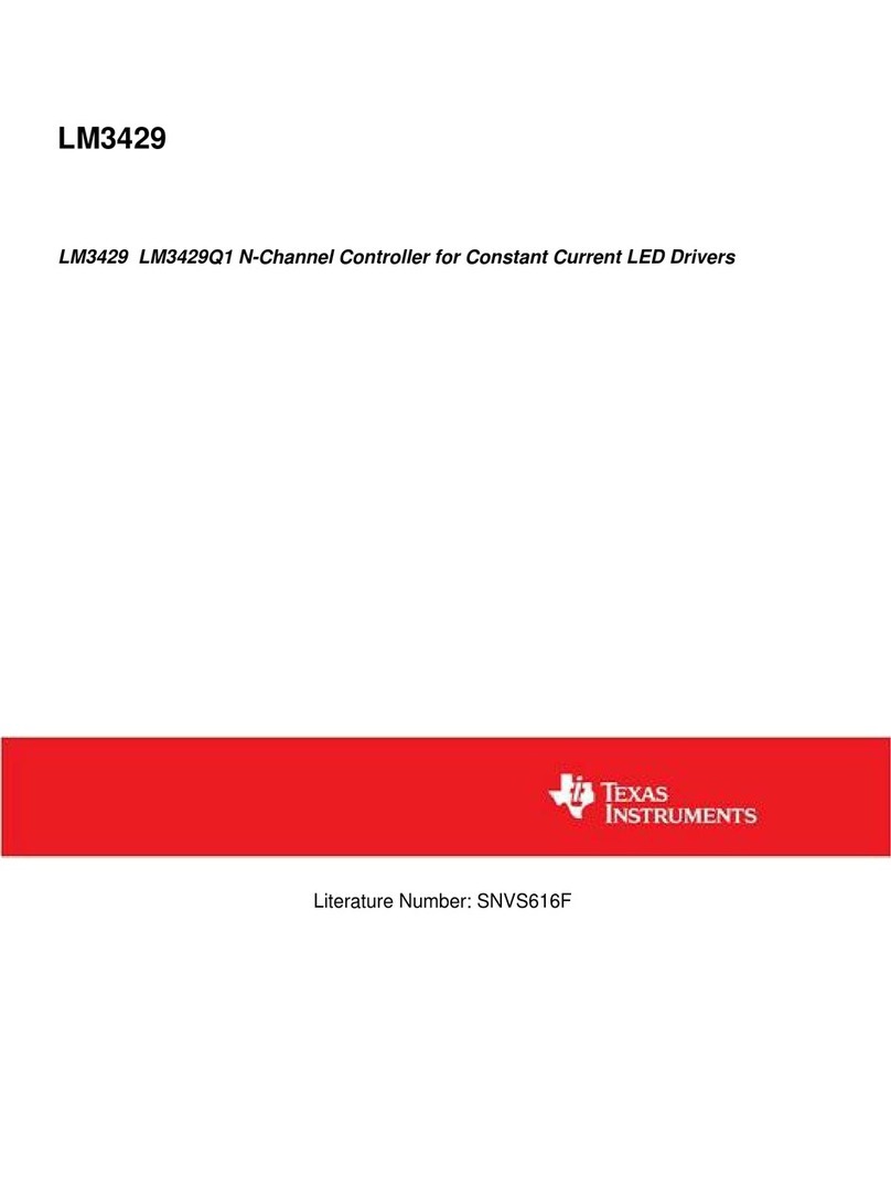 Texas Instruments LM3429 manual