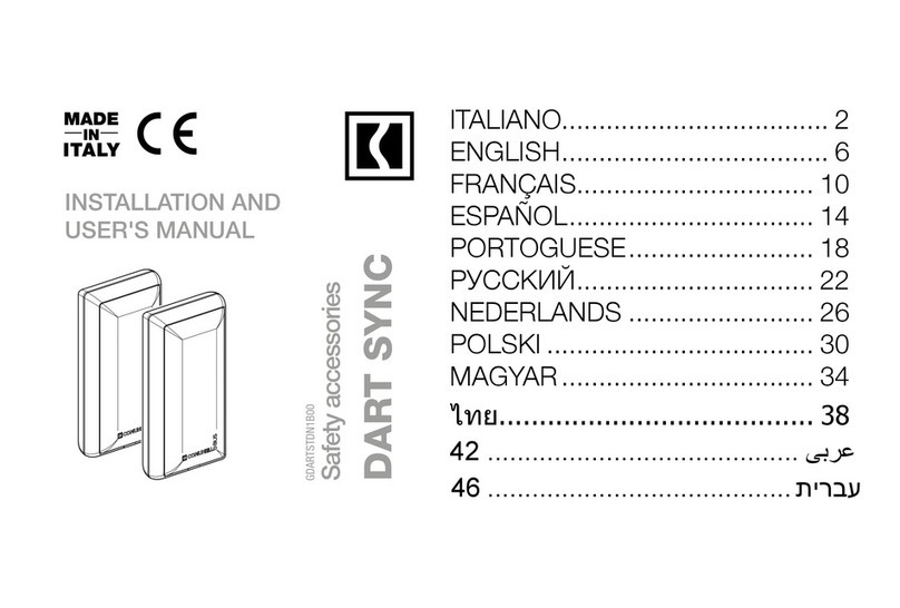 Comunello Automation DART SYNC Installation and user manual