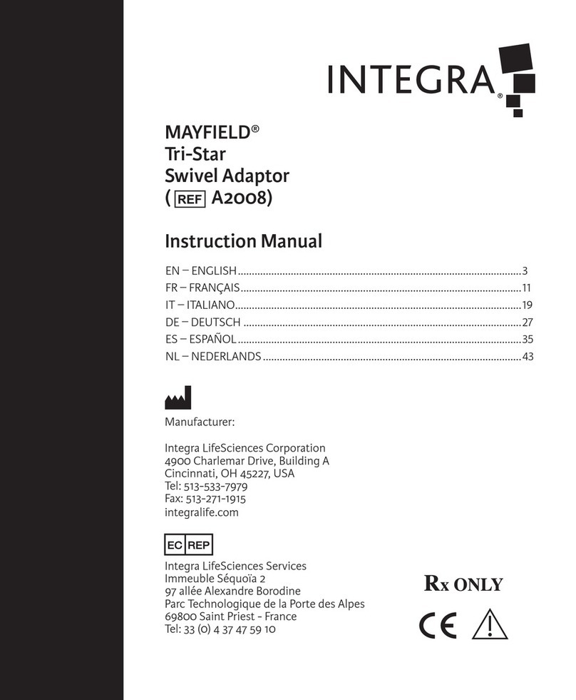 Integra MAYFIELD A2008 instruction manual