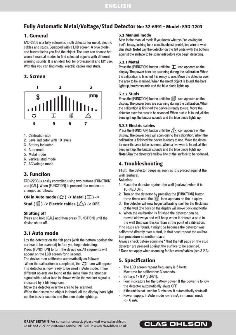 Clas Ohlson FAD-2203 quick start guide