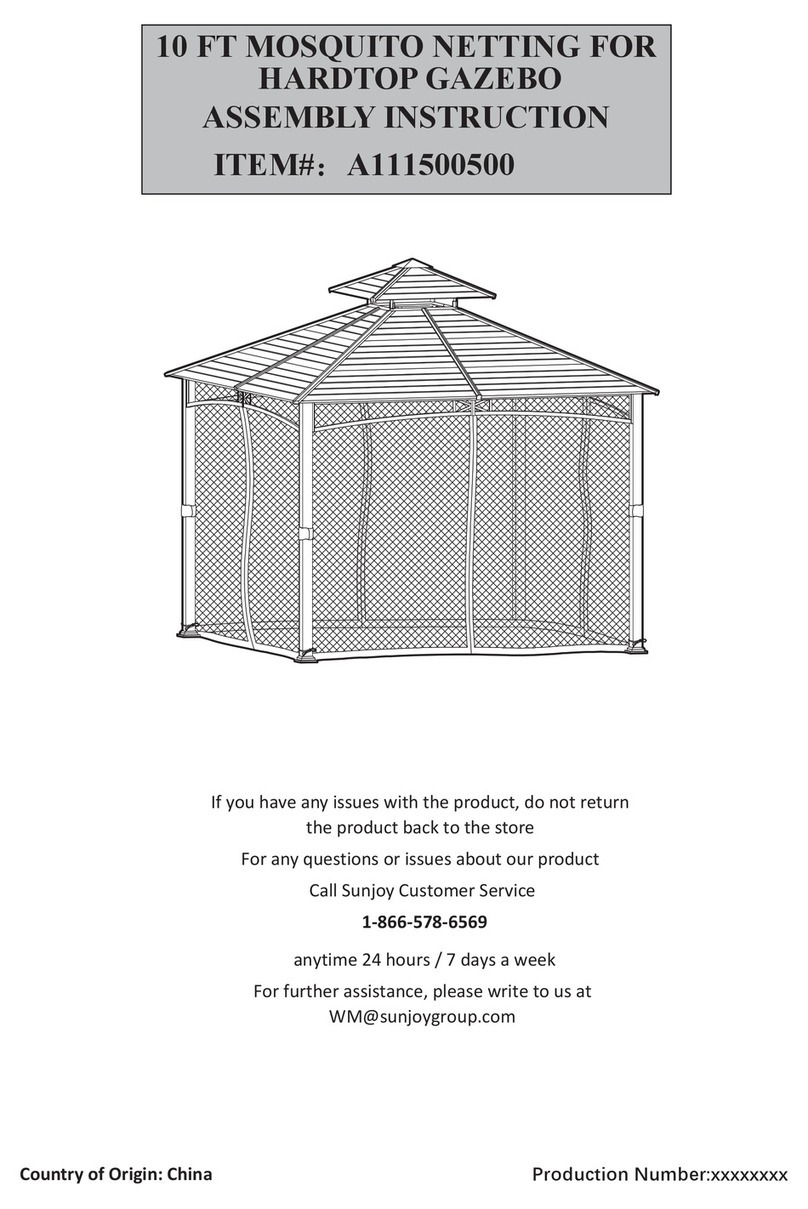 Sunjoy A111500500 User manual