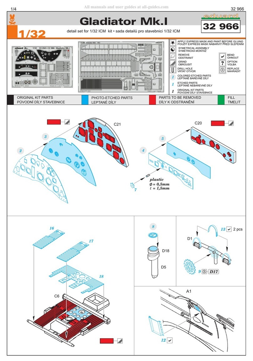 Eduard Gladiator Mk.I User manual