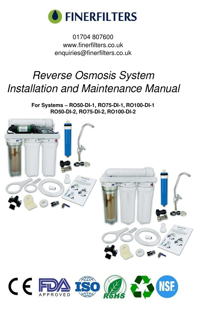 Finerfilters RO50-DI-1 Installation and maintenance manual