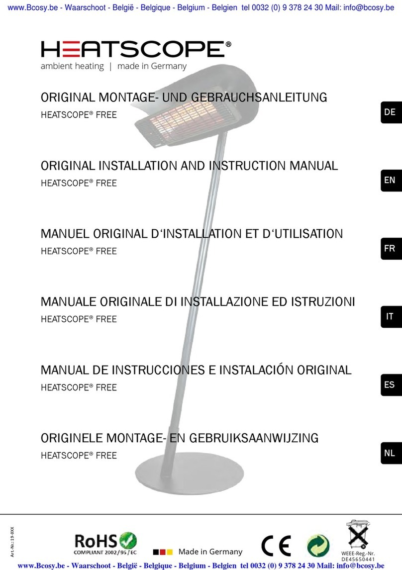 Heatscope FREE Installation and instruction manual