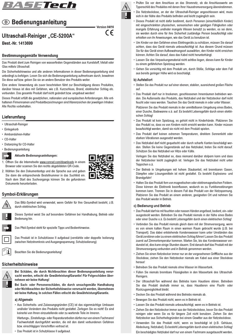 BASETech CE-5200A operating instructions