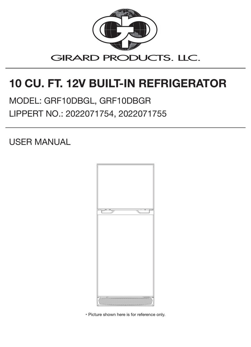 Girard Products GRF10DBGL user manual