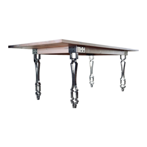 RUSTICA SILHOUETTE FARMHOUSE TABLE User manual