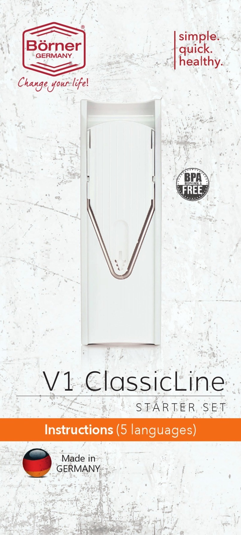 Börner ClassicLine V1 instructions