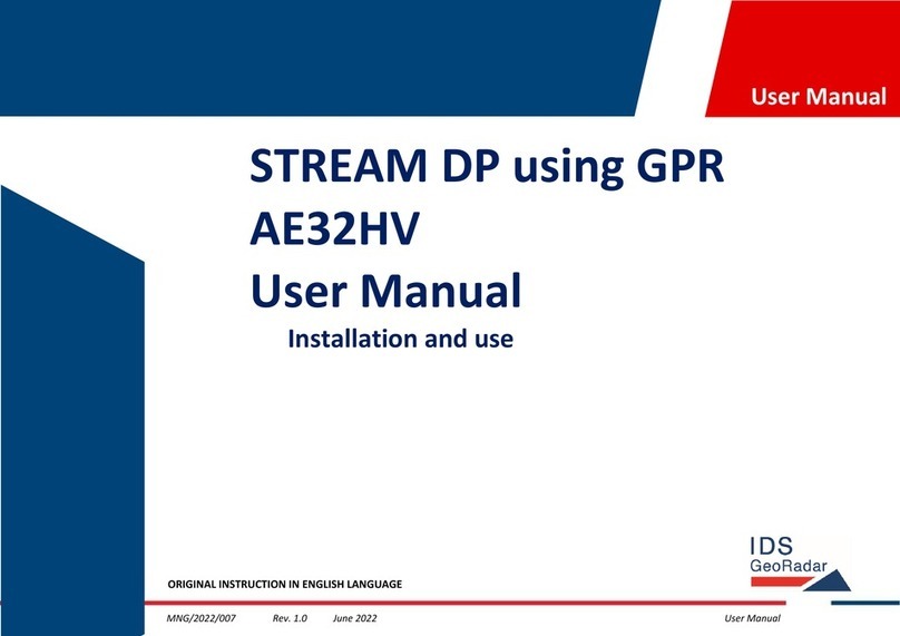 IDS GeoRadar STREAM DP user manual