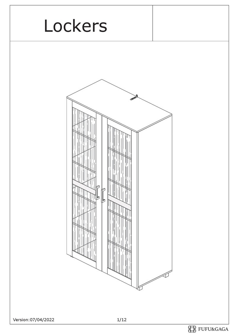 FUFU & GAGA Lockers Assembly instructions