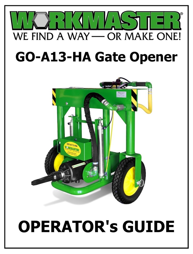WORKMASTER GO-A13-HA Operator's guide