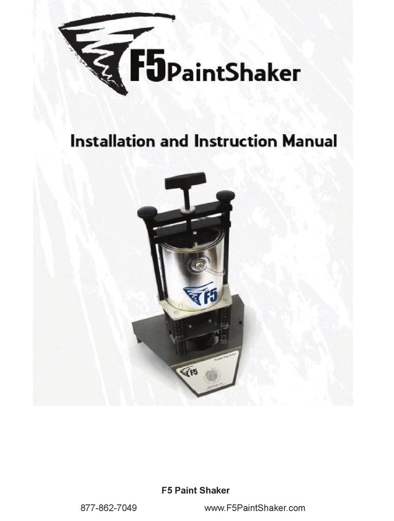 F5 Paint Shaker Quick guide