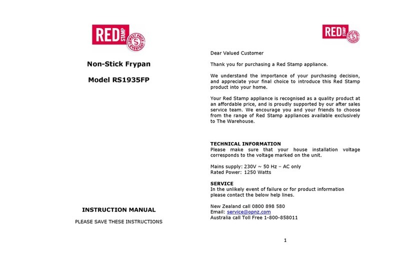 Red Stamp RS1935FP instruction manual