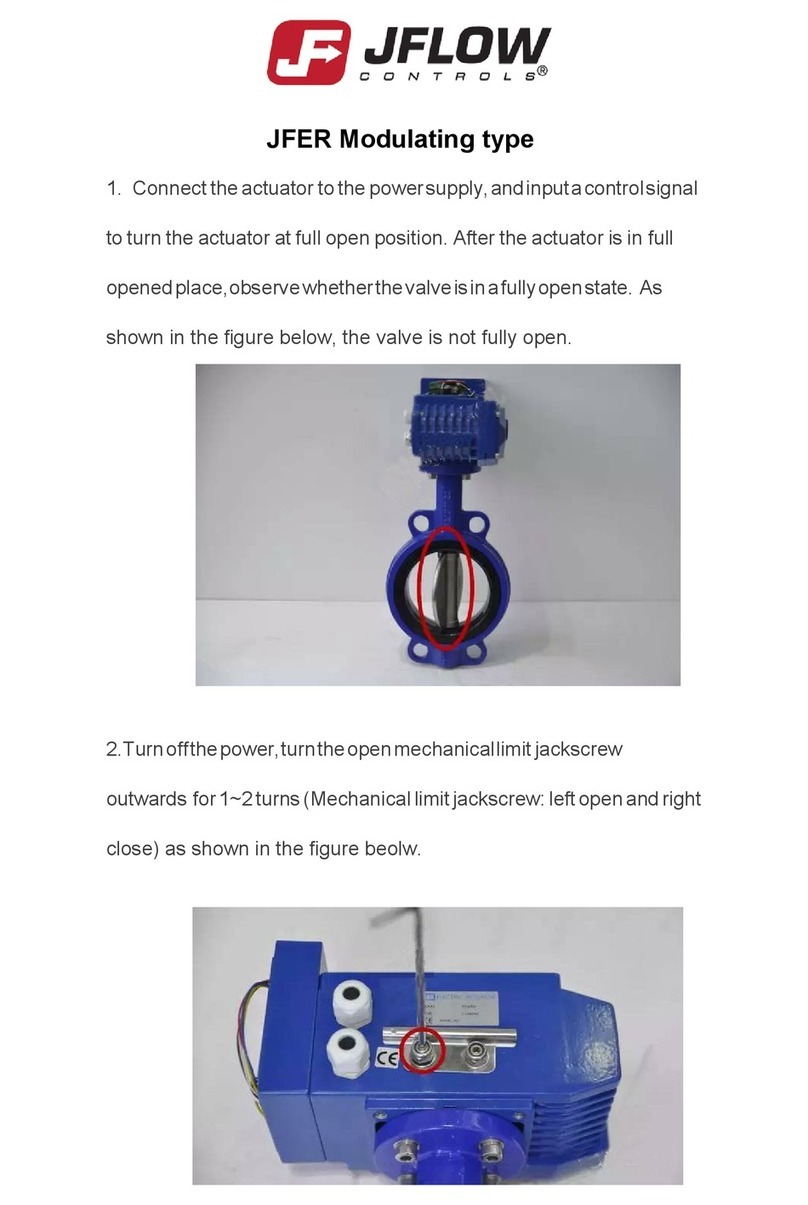 Jflow controls JFER Series User manual