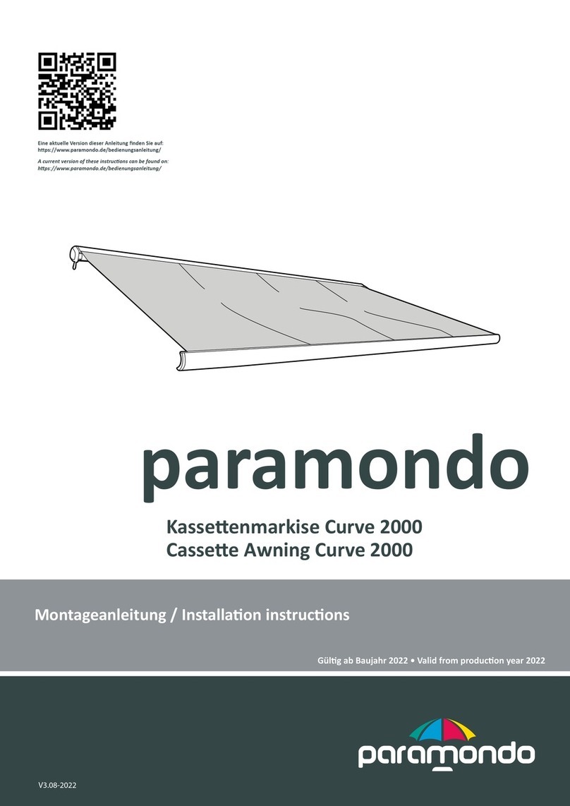 paramondo Curve 2000 installation instructions