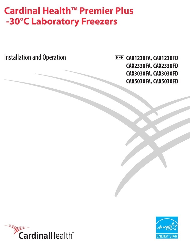 Cardinal Health CAX1230FA Installation & operation