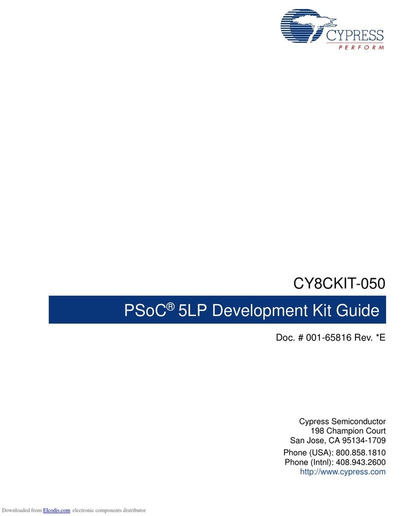 Cypress Perform PSOC 5LP PROTOTYPING KIT User manual Cypress Perform PSOC 5LP PROTOTYPING KIT User manual