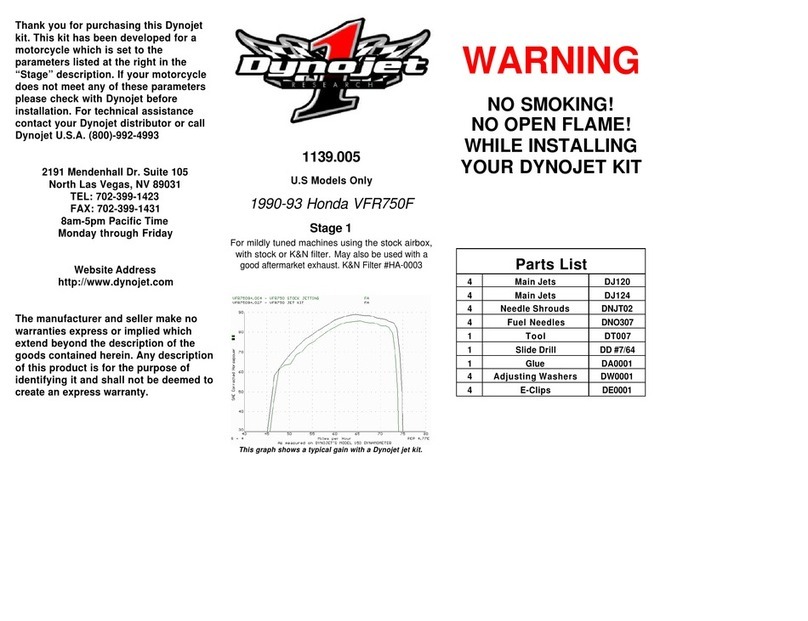 Dynojet 1139.005 User manual