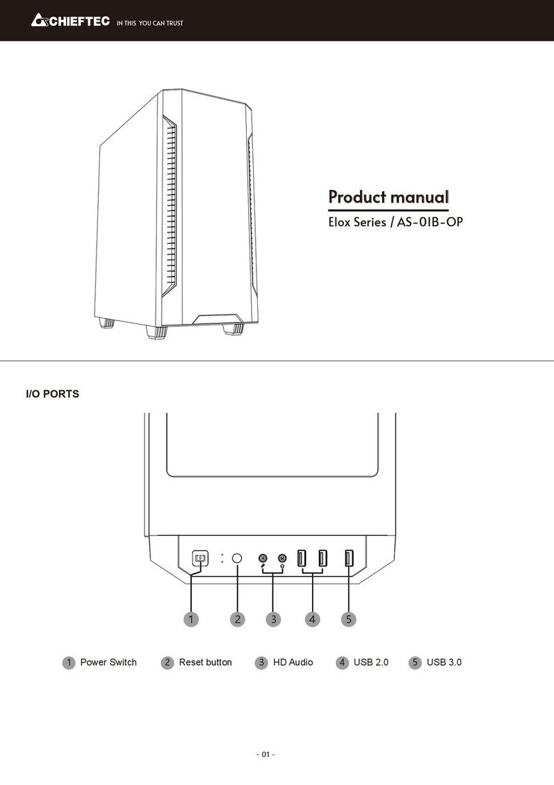 Chieftec Elox Series product manual