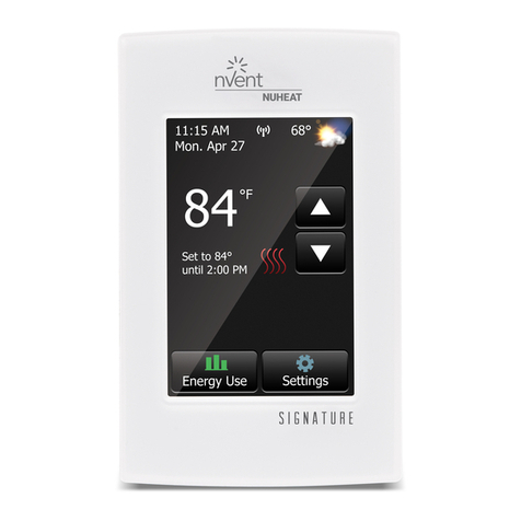 nvent NUHEAT SIGNATURE Troubleshooting steps nvent NUHEAT SIGNATURE Troubleshooting steps