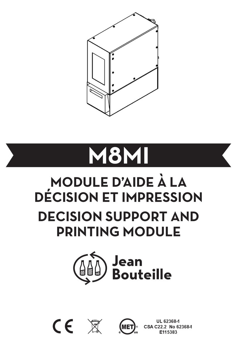 Jean Bouteille M8MI manual