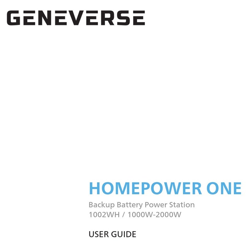 GENEVERSE HOMEPOWER ONE user guide