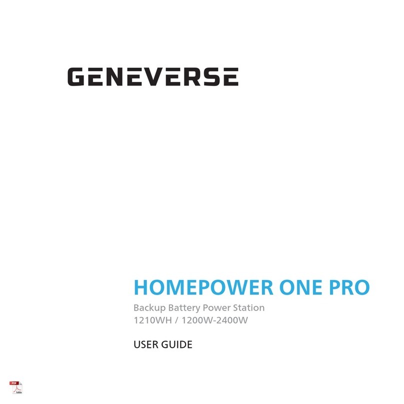 GENEVERSE HOMEPOWER ONE PRO user guide