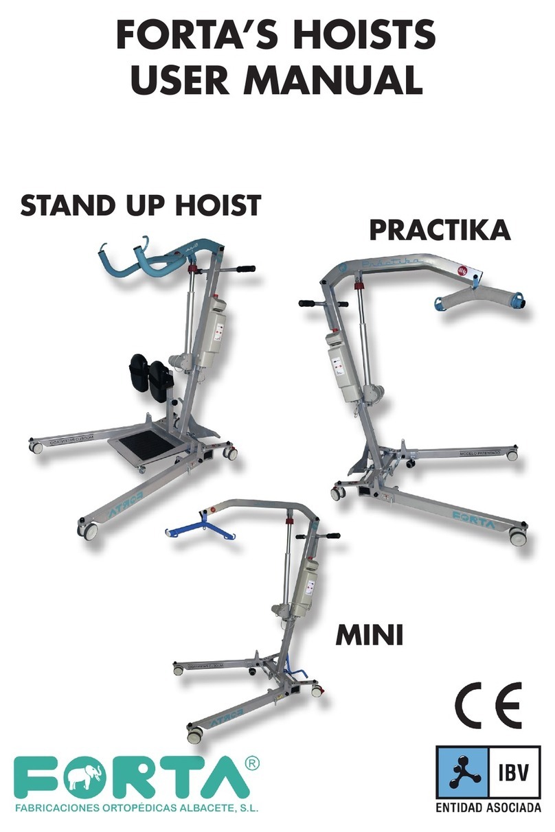 FORTA STAND UP HOIST user manual