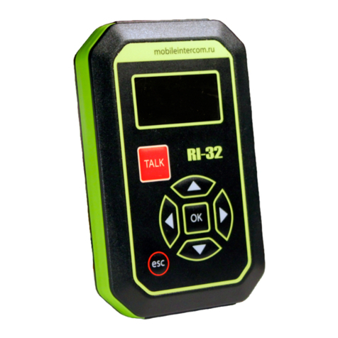 MOBILE INTERCOM RI-32 user manual