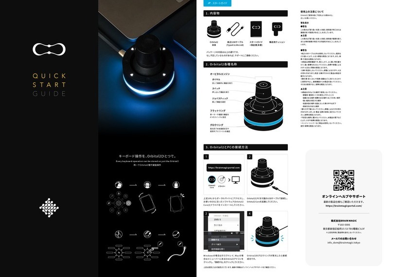 BRAIN MAGIC Orbital 2 quick start guide
