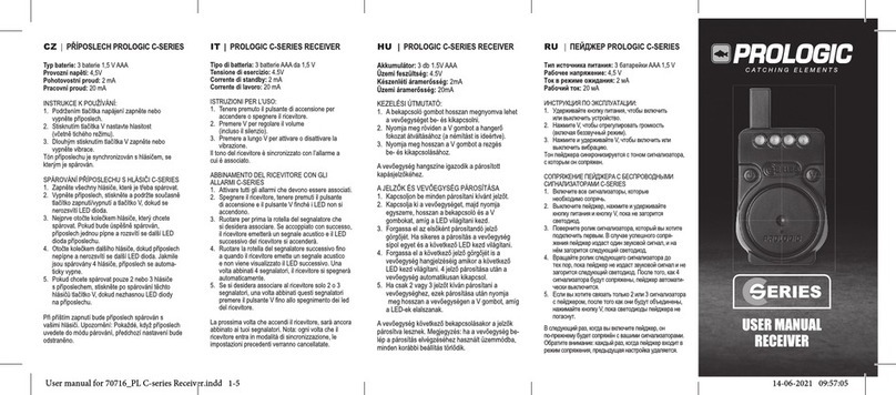 ProLogic C Series user manual