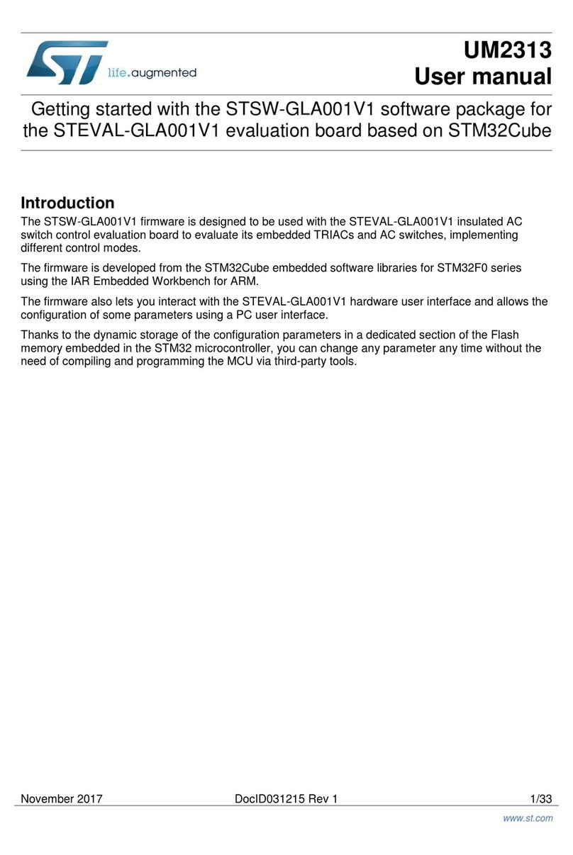 ST UM2313 User manual ST UM2313 User manual